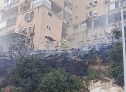 اندلاع حريق  في حي عين هيام (وادي الجمال)  في حيفا