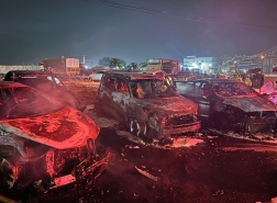 حيفا: حريق في عدد من السيارات في الليلة الماضية