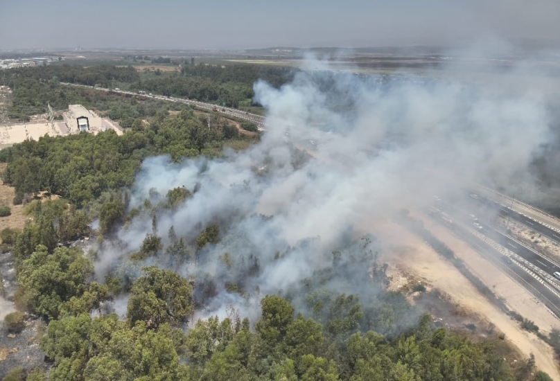 تصوير:الوحدة الجوية لخدمة الإطفاء والإنقاذ